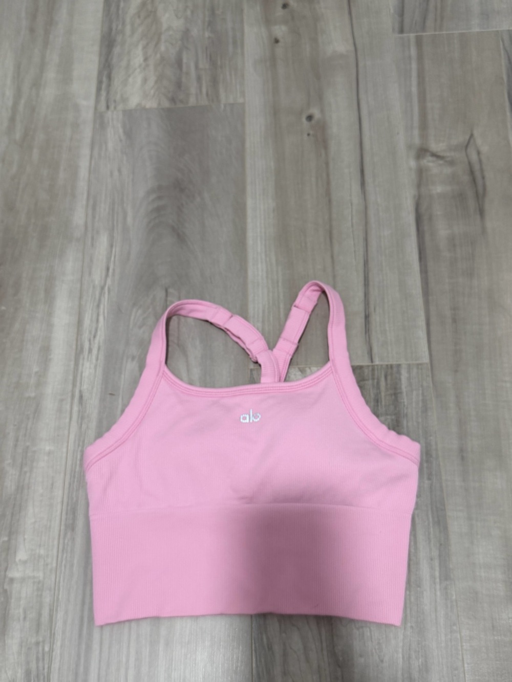 Alo yoga seamless ribbed favorite bra tank